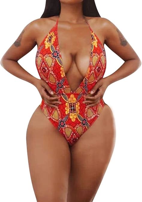 Womens One Piece Swimwear Swimsuits Separates Bikini Bathing Sexy Strap Women Boho Slutty One