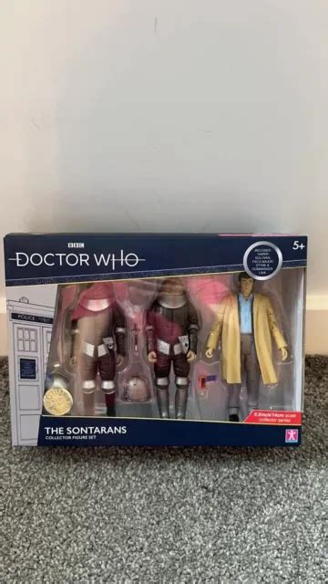 DOCTOR WHO B M Character The Sontarans Figure Set New 40 00