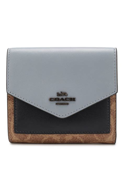 Женские синие портмоне COACH купить в интернет-магазине ЦУМ, арт. 69829