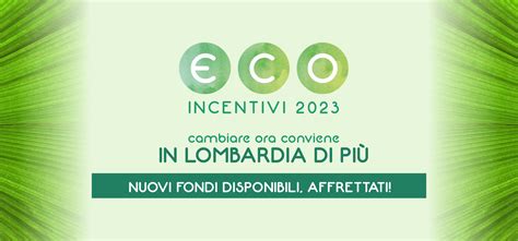 In Lombardia raddoppia lecobonus è il momento giusto per cambiare