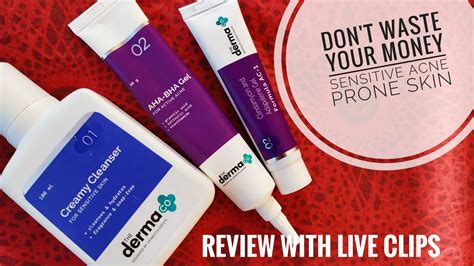 dermaco customized skincare sensitive acne skin review