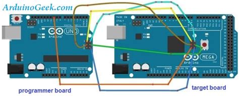 Burning Bootloader To Arduino Mega With Arduino Uno Arduino Geek