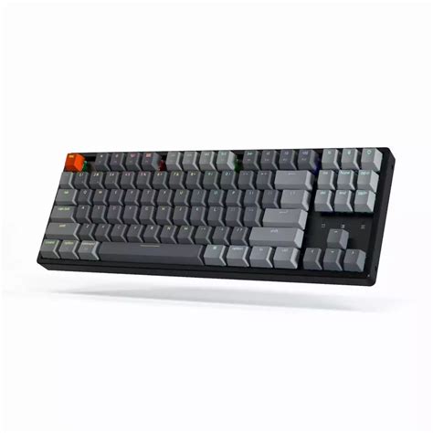 Keychron K Aluminum Hot Swappable Tkl Gateron Optical Red Switch