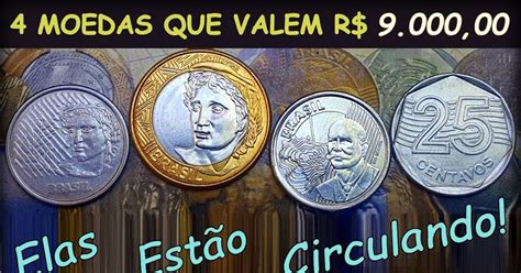 Conheça 4 moedas raras e valiosas do Real que estão em circulação e tem