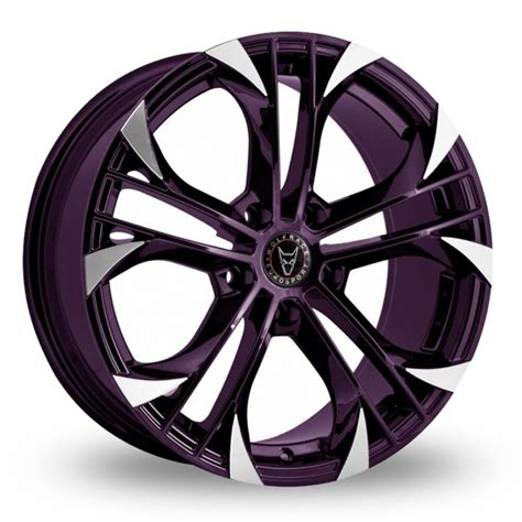 Wolfrace Assassin GT Blackberry 18 Alloy Wheels Wheelbase