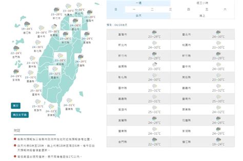 鋒面北移 西半部明天留意局部較大雨勢 周二下波鋒面接近