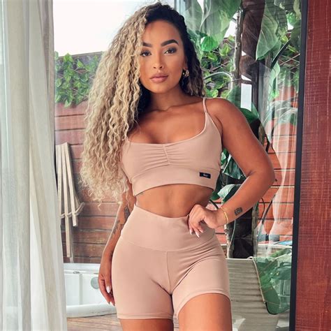 Conjunto Fitness Classic Nude Top Short