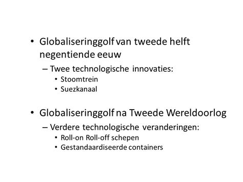 Internationale Handel En Welvaart Globalisering Internationale Handel