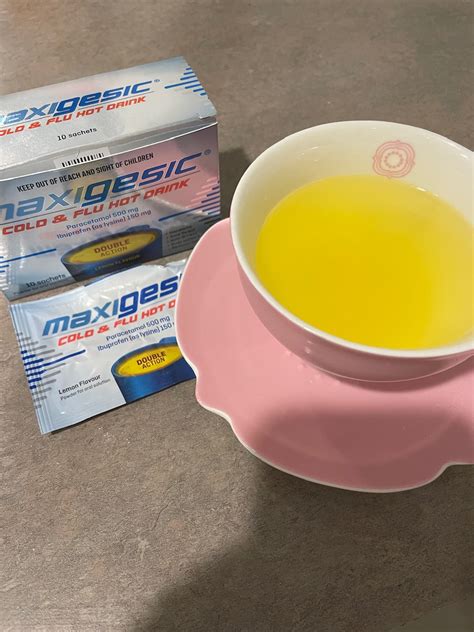 MAXIGESIC Cold Flu Hot Drink Reviews Black Box