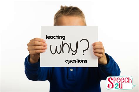 Teaching WHY questions - Speech 2U