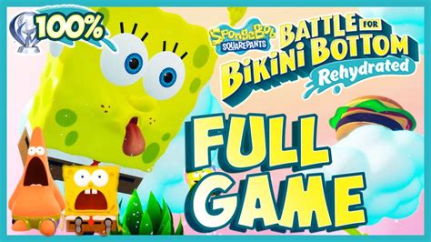 Spongebob Battle For Bikini Bottom Rehydrated Full Game Longplay Ps Platinum