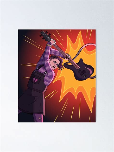 Hit You With Hard Punk Tactics Poster For Sale By Rabdoidal Redbubble