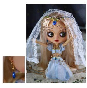 Jasmine Premium Custom Neo Blythe Doll With Blonde Hair Tan Skin Matte Captivating Face