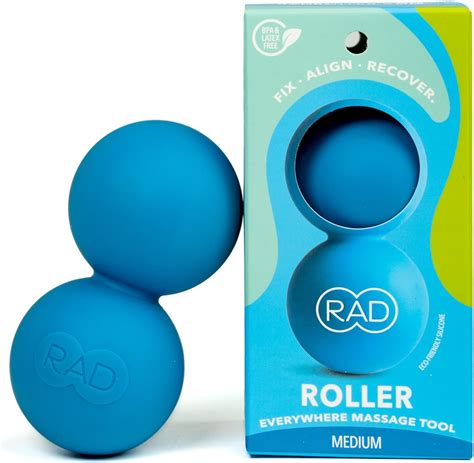 Rad Roller Original Myofascial Release Tool Eco Friendly Silicone Medium Density