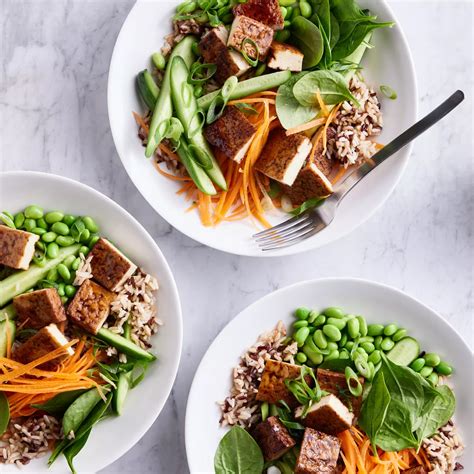 Healthier Honey Soy Tofu Bowl Recipe Woolworths