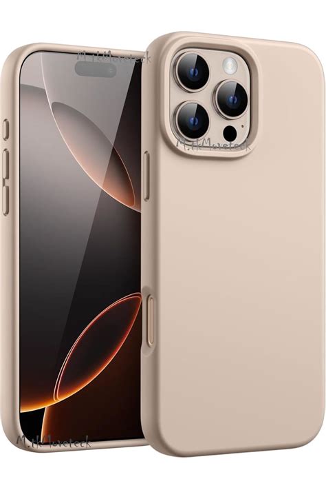 m.tk moveteck İphone 16 Pro Max uyumlu Kılıf Kamera Çıkıntılı Korumalı