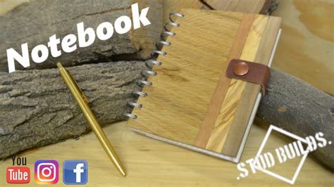 Деревянная обложка для блокнота для ведения записей