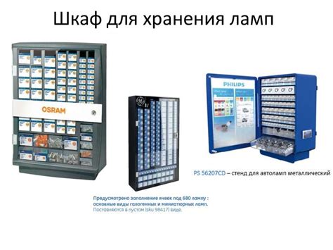 Рекламные стенды. Автомобильные лампы - презентация онлайн