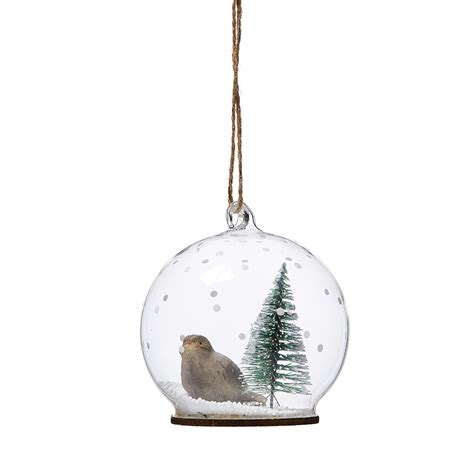 Dome Glass Bird Decoration Adairs