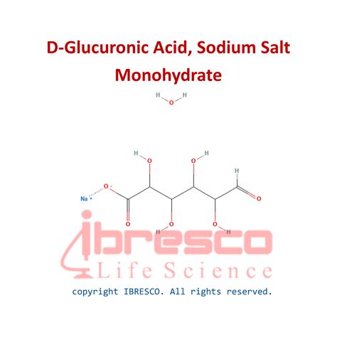 D Glucuronic Acid Sodium Salt Monohydrate