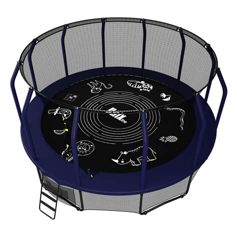 Батут UNIX line SUPREME GAME 12 ft (blue) - цена 50890 руб.