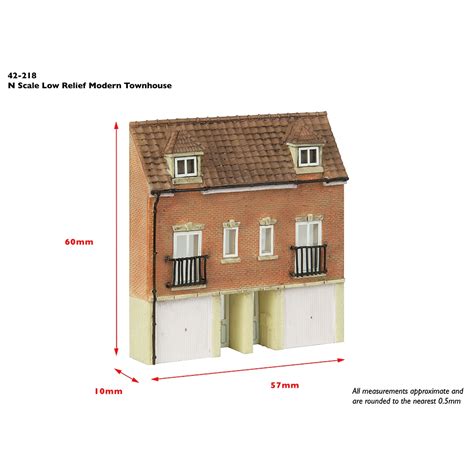 Bachmann Europe Plc Low Relief Modern Town Houses