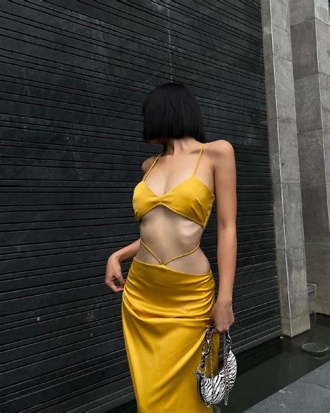 Asian Fashion Vestiti Giallo