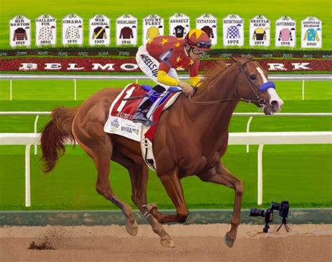 Justify Wins The Triple Crown Nick Martinez Art