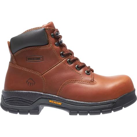 Wolverine Men's Harrison EH Steel Toe 6 in Lace Up Work Boots | Academy