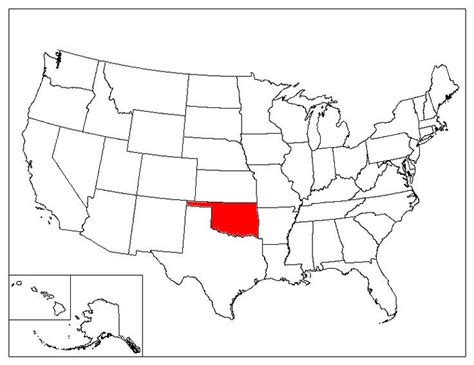 Oklahoma State Data Population Symbols Government Sports Facts