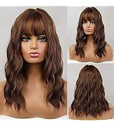 Amazon Haircube Blonde Wigs Long Curly Wigs Shoulder Length Heat Resistant Synthetic Wigs