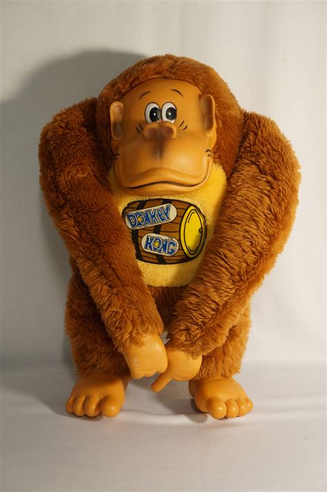 1982 Nintendo Donkey Kong 15 plush by Antics -- it's the big boy.