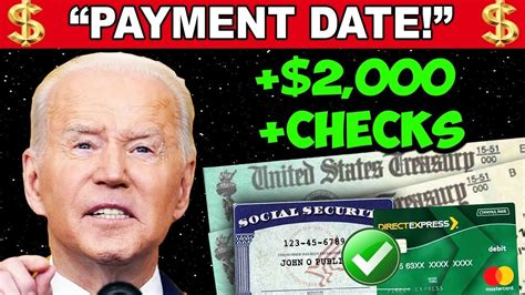 Its About Time For Checks 2000 Checks Mailed For All Adults Fourth Stimulus Check Update