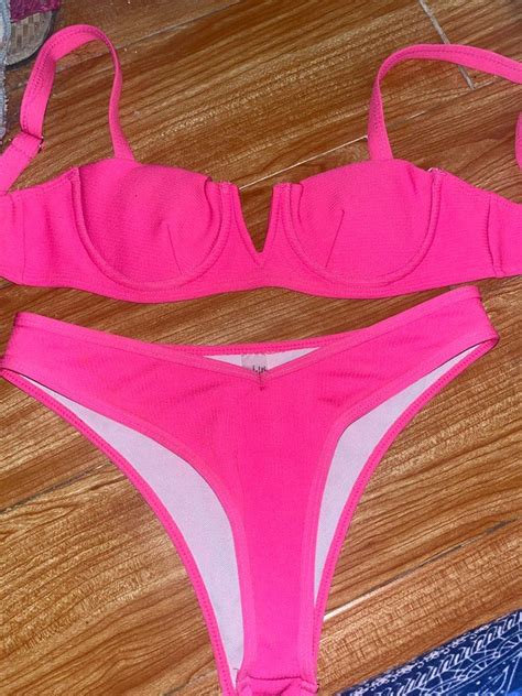 Hot Pink Two Piece On Carousell