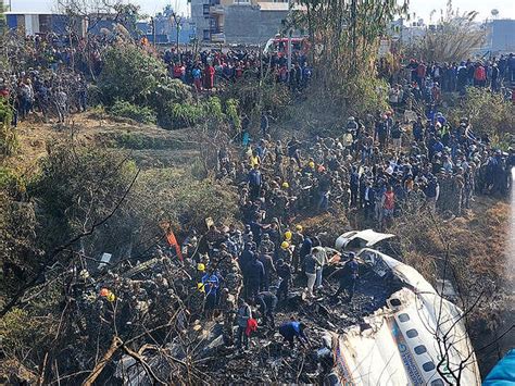 【画像】ネパール旅客機が墜落し死者68人 現場付近に「炎の跡」も原因不明 ライブドアニュース