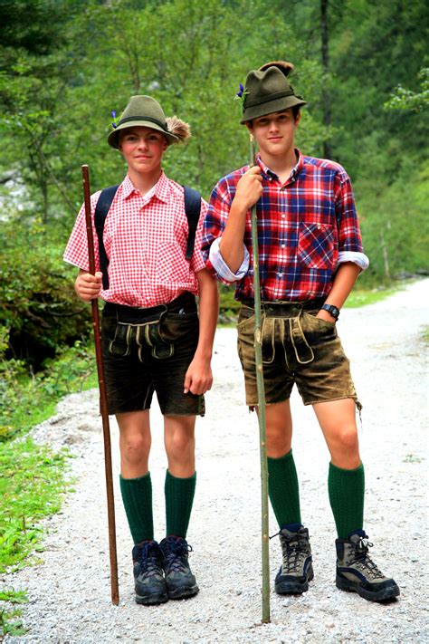 Lederhosen Guys Bavarian Outfit German Outfit Lederhosen