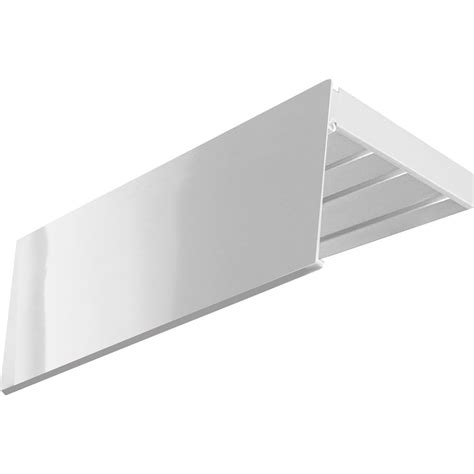 Карниз Эскар эконом+ в сборе 3-х рядный, белый глянец, 7 см, 3,5 м ...