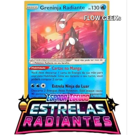 Carta Pok Mon Greninja Radiante Estrelas Radiantes Shopee