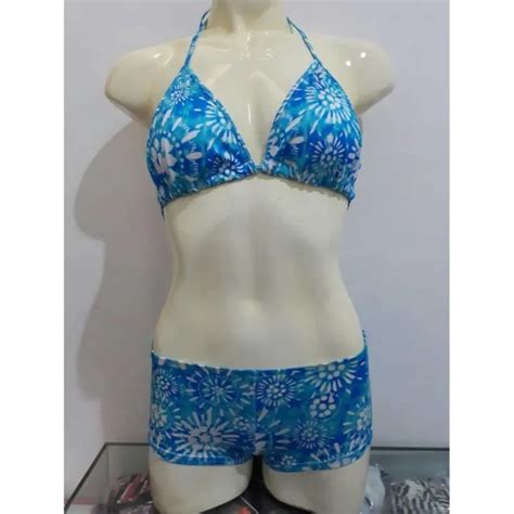 Bikini Segitiga Boxer Biru Abstrak Bk Xo Lazada Indonesia