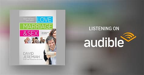 What The Bible Says About Love Marriage Sex By Dr David Jeremiah Audiobook Audible Au