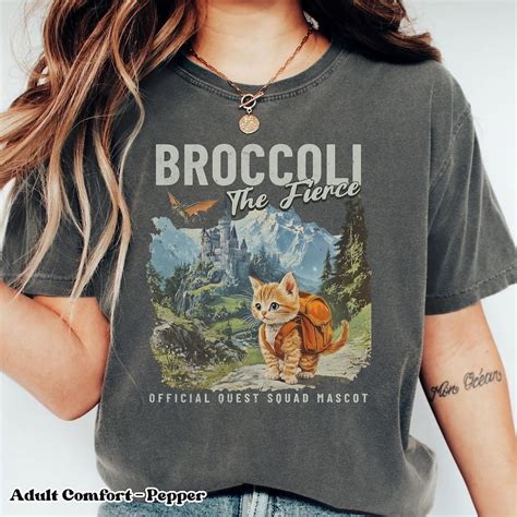 Broccoli the Fierce T-Shirt, Sworn Protector of the Quest Squad Tee