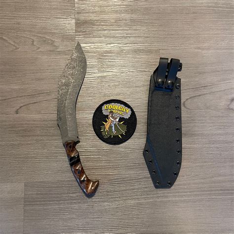 Custom Half Face Blades Kukri Raffle Coolguysurplus