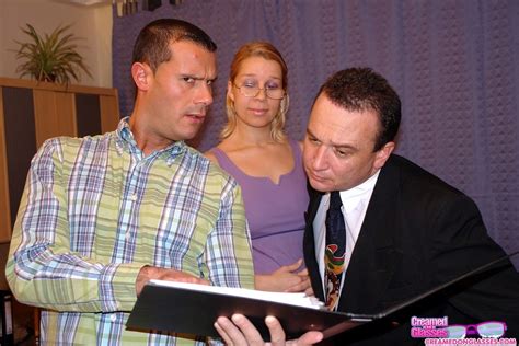 Xxx Group Sex Busty Secretary Is Having A XXX Dessert Picture