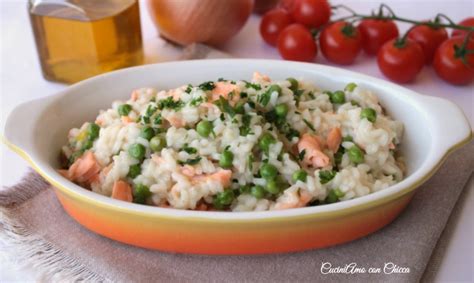 Riso Al Salmone E Piselli Cuciniamo Con Chicca