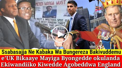 Finally Kabaka Akikoze Agobesezza Mayiga E London Kikambwe Bamutaddeko