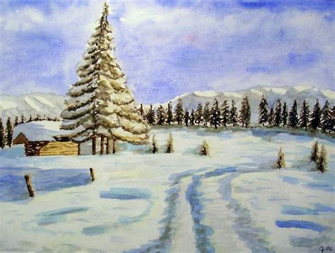 Winterlandschaft Winter H Tte Schnee Winterlandschaft Von Mike Bei