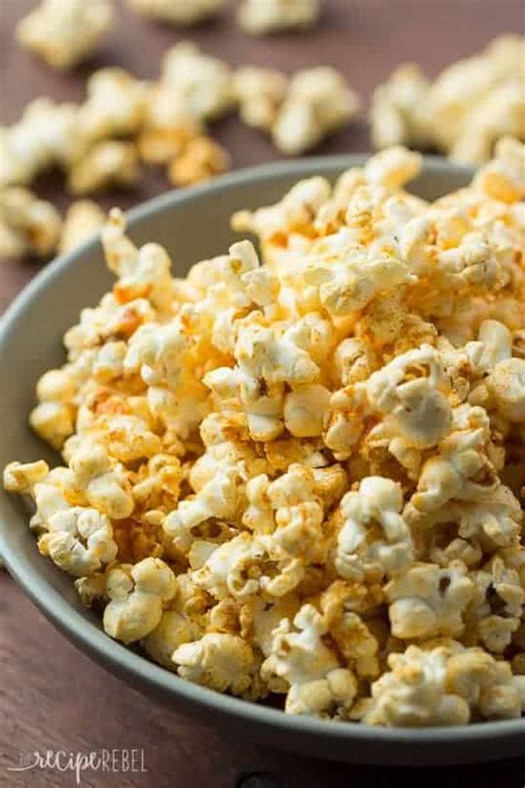 Nacho Popcorn - The Recipe Rebel