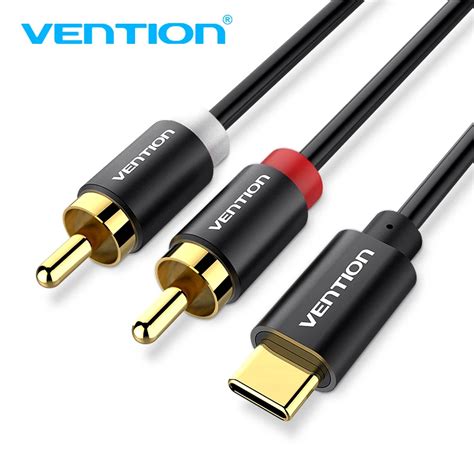 Vention Usb C Rca Audio Cable Type C To 2 Rca Cable 2rca Jack Type C