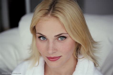 Blonde In A White Robe Takes It Off In The XXX Dessert Picture