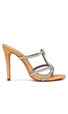 Schutz Naia Sandal In Light Nude Crystal REVOLVE